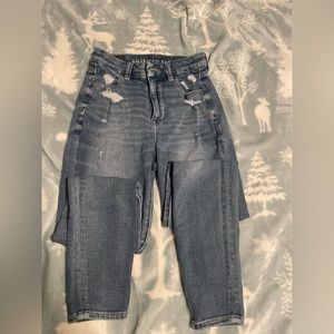 AE curvy high rise jeans